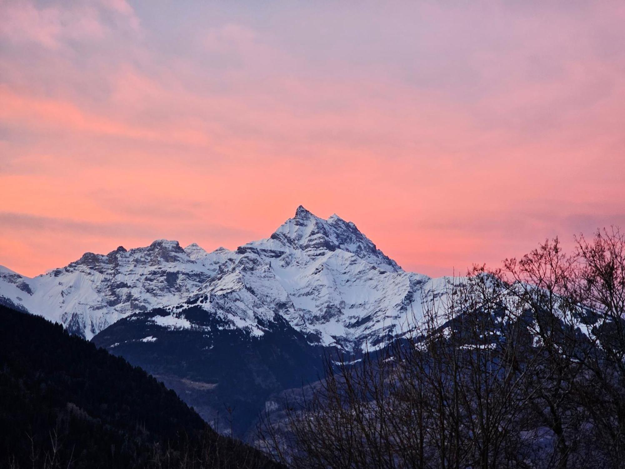 Magnifique Chalet Valerie 5 Chambres A Coucher & Vue Unique Gryon Bagian luar foto